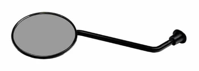 Standalone view showing the crystal clear, wide-angle reflective glass surface of the Pride Mobility rearview mirror.